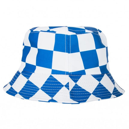 Sombrero de pescador Azul/Blanco Bloqueado