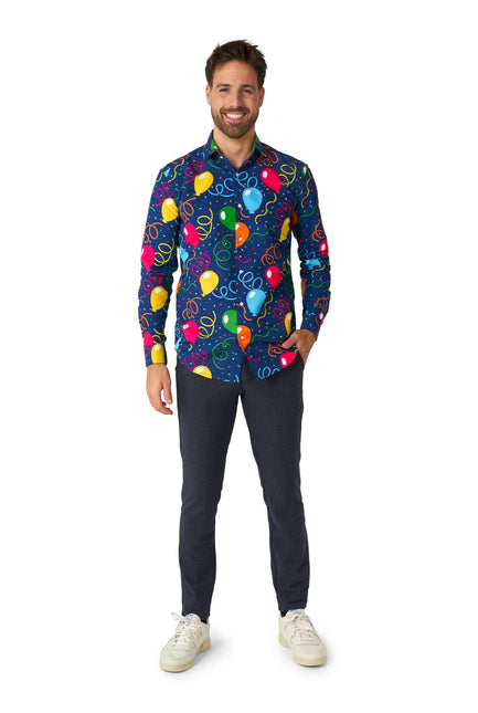 Camisa Globos de Fiesta Hombre <tc>Suitmeister</tc>