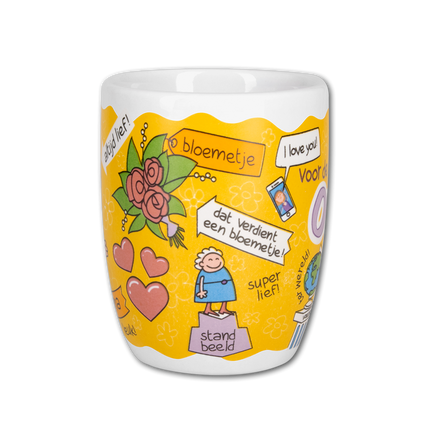 Taza amarilla Abuela