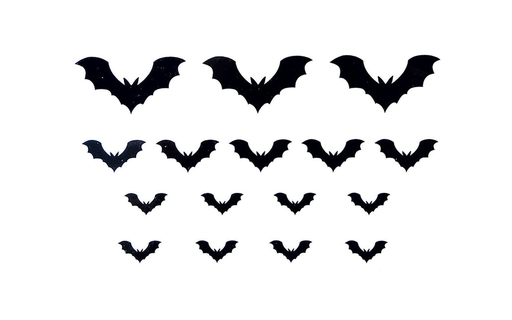 Tatuajes falsos de Halloween Murciélagos