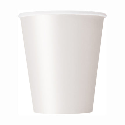 Tazas Blancas 266ml 8ud