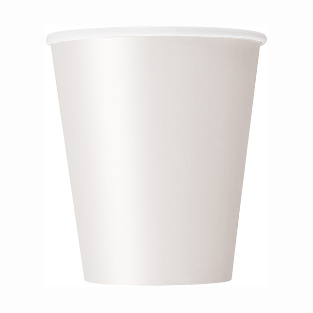 Tazas Blancas 266ml 8ud