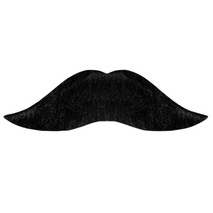 Bigote falso negro grande