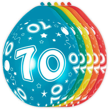 Globos 70 Años Decoración 30cm 5pcs