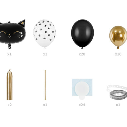 Pilar Globo Gato Negro 1,4m