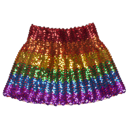 Minifalda Lentejuelas Multicolor M