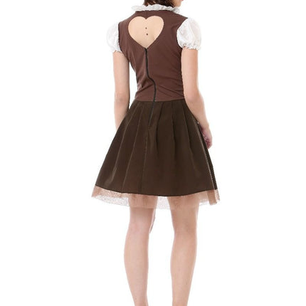 Vestido Dirndl Oktoberfest Morado