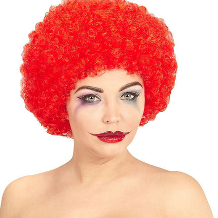 Peluca Roja Rizos de Payaso