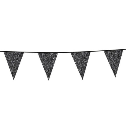 Flagline Glitter Negro 6m