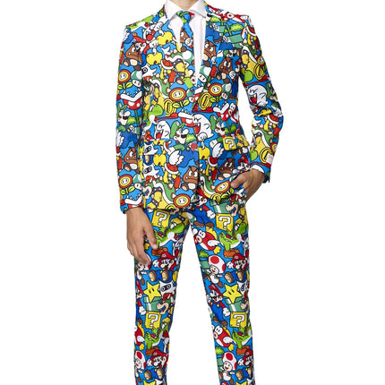 Super Mario Traje Niño Adolescente <tc>OppoSuits</tc>
