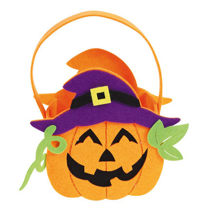 Cubo de caramelos de Halloween Calabaza