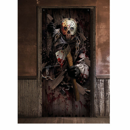Cartel de Halloween Hacha 1,8 m