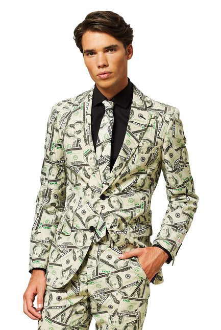 Dólar Dinero Traje Hombres <tc>OppoSuits</tc>