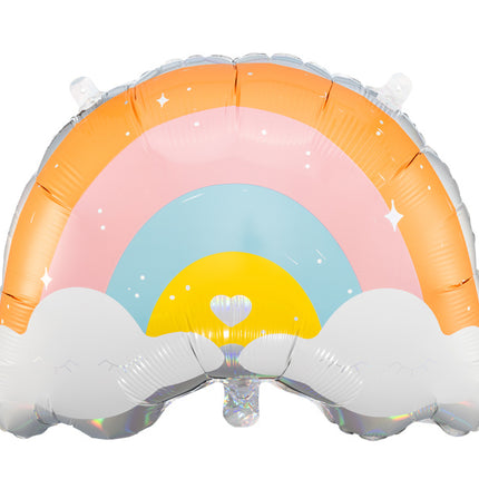 Globo de Helio Arco Iris Vacío 55cm