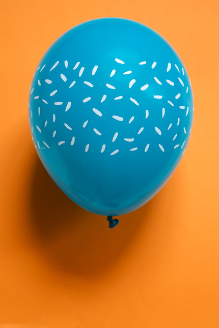 Globos Confeti de Colores 33cm 6pcs