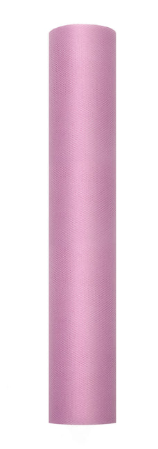 Rollo de Tul Rosa Pastel 30cm 9m