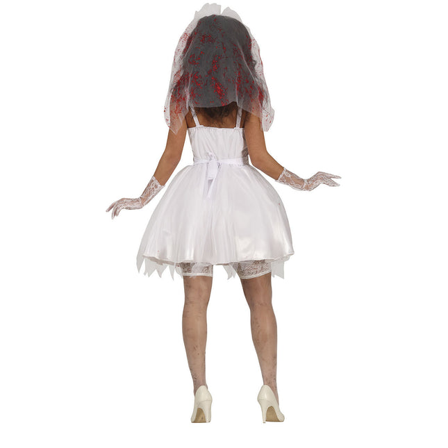 Vestido de novia Disfraz de Halloween Mujer