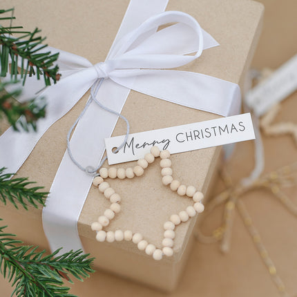 Tarjetas regalo Navidad Madera