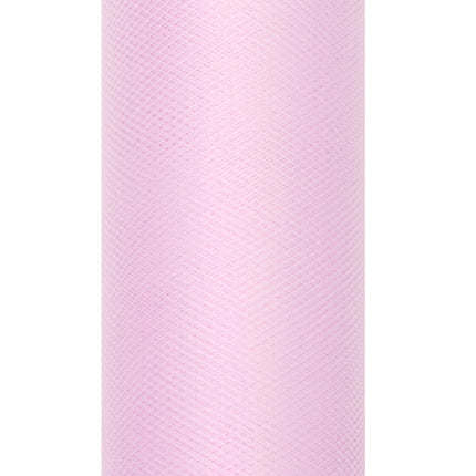 Rollo Tul Rosa Claro Pastel 30cm 9m