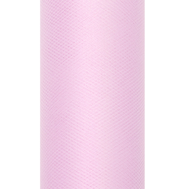 Rollo Tul Rosa Claro Pastel 30cm 9m