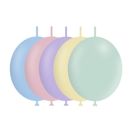 Globos de Botones de Colores Pastel 30cm 50pcs