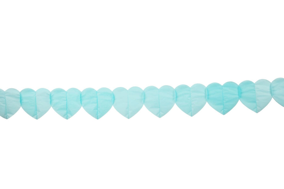 Guirnalda de Corazones Azul 6m