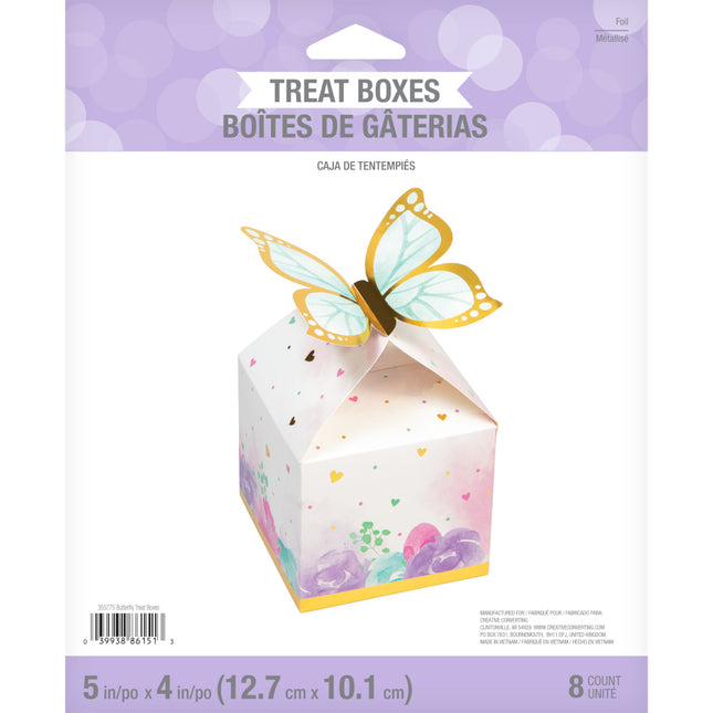 Caja para Compartir Mariposa 13cm 8pcs
