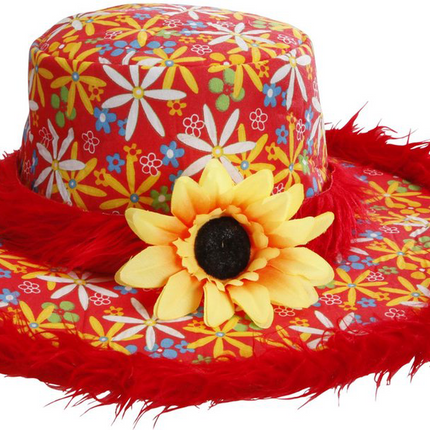 Sombrero Rojo Ibiza Girasol