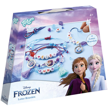 Fabricación de pulseras con letras de Frozen