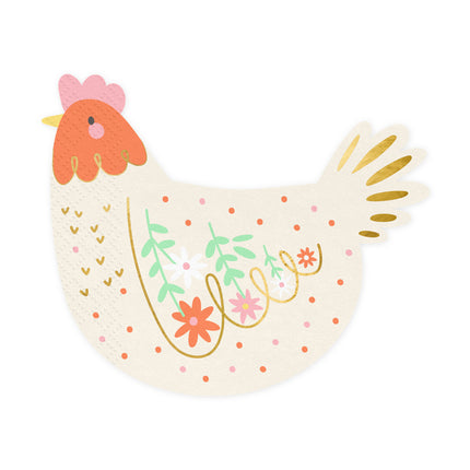 Servilletas Gallo 16cm 20ud