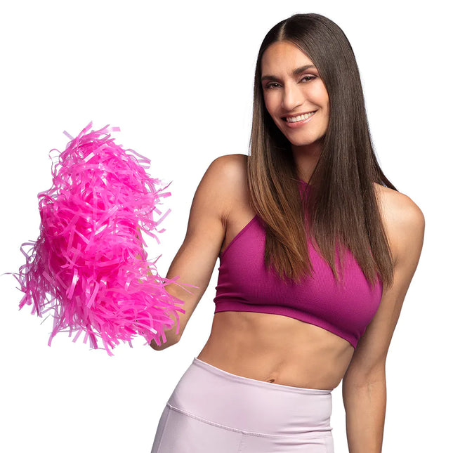 Pompón rosa 34cm