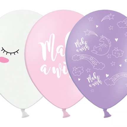 Globos Unicornio 30cm 6pcs