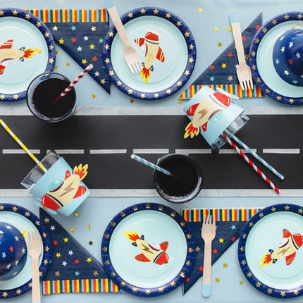 Fundas para tazas espaciales 23 cm 6 uds.