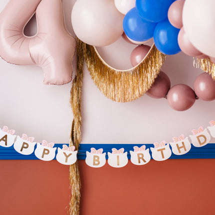 Guirnalda Letra Feliz Cumpleaños 2,8 m