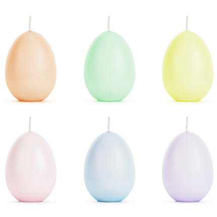 Velas Huevos de Pascua 7cm 6pcs