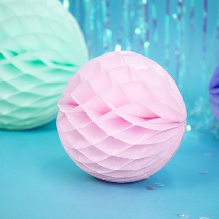 Bola Panal Rosa Claro 20cm