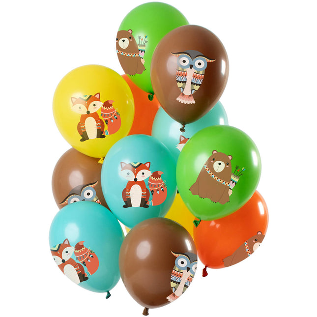 Globos Animales del Bosque 30cm 12pcs