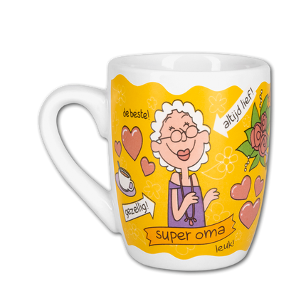 Taza amarilla Abuela