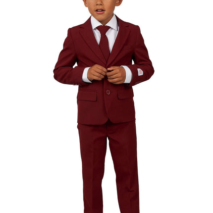 Traje Rojo Burdeos Niño <tc>OppoSuits</tc>