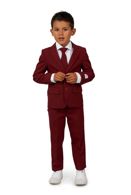 Traje Rojo Burdeos Niño <tc>OppoSuits</tc>
