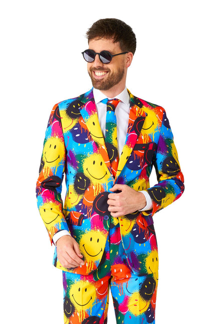 Traje de goteo sonriente para hombre <tc>OppoSuits</tc>