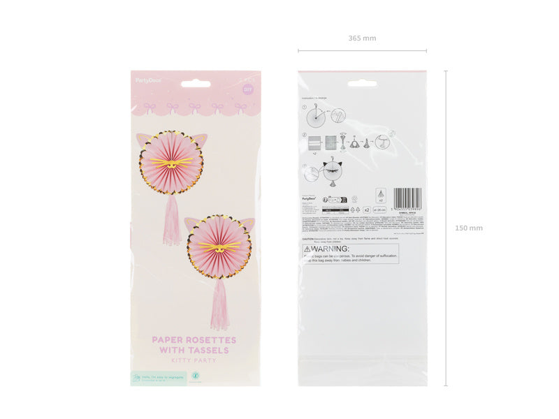 Roseta Gato 26cm 2pcs