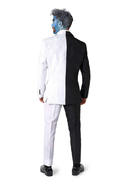 Traje Negro Blanco Dos Caras Hombre <tc>Suitmeister</tc>