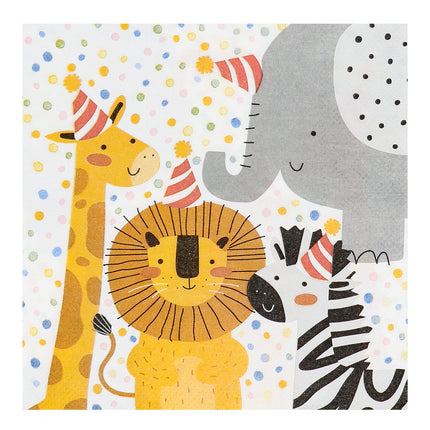 Servilletas Papel Safari 33cm