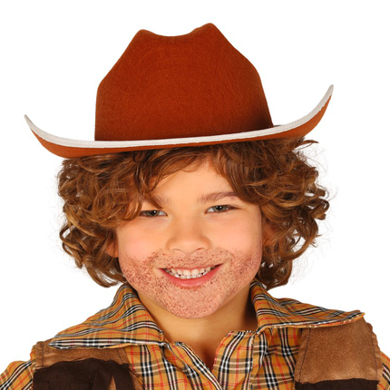 Sombrero Vaquero Marrón Niño
