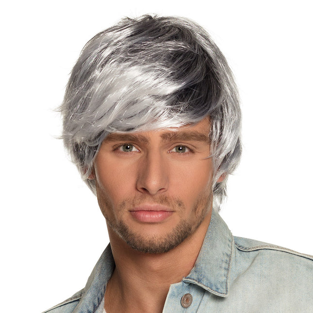 Peluca Blanca y Negra Tyler