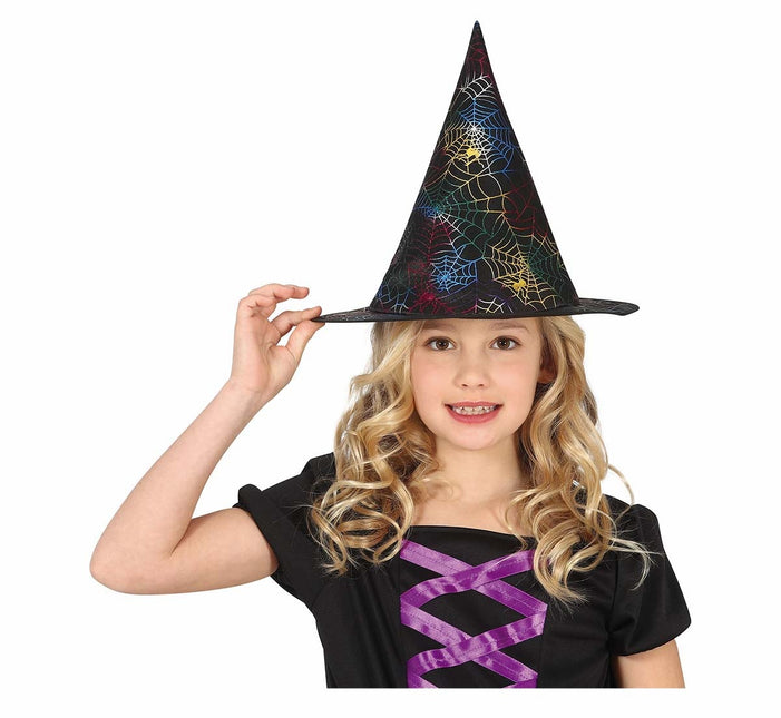 Halloween Sombrero de Bruja Arañas Niño
