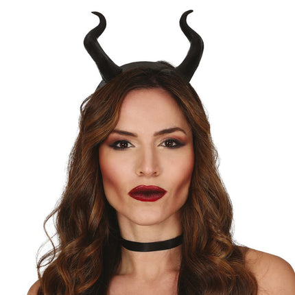 Cuernos de Diablo de Halloween Negros