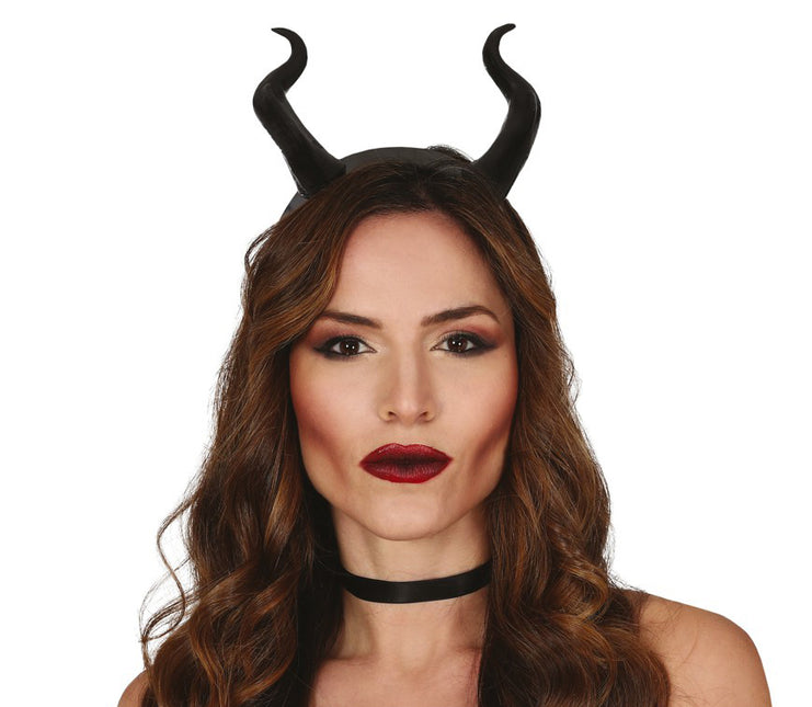Cuernos de Diablo de Halloween Negros