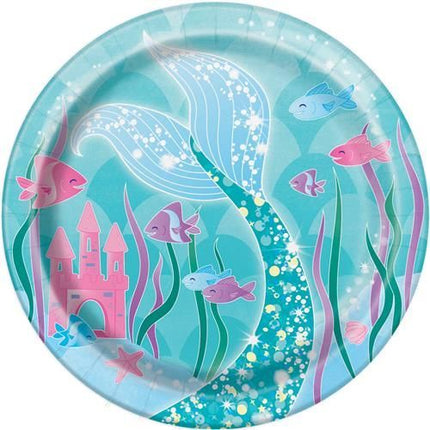 Platos sirena 17cm 8ud